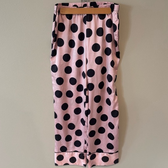 Victoria’s Secret Pink and Black Polka Dot Pajama Pants - Picture 1 of 2